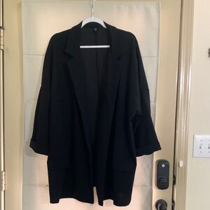 Lightweight Black Blazer Plus Size Shein 5x